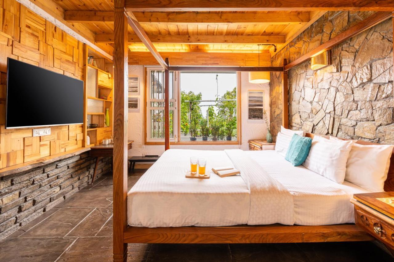 Saffronstays Hydrangea Hill, Mukteshwar Kāthgodām Екстериор снимка